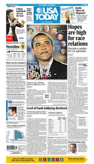 11/07/2008 Issue of USA TODAY