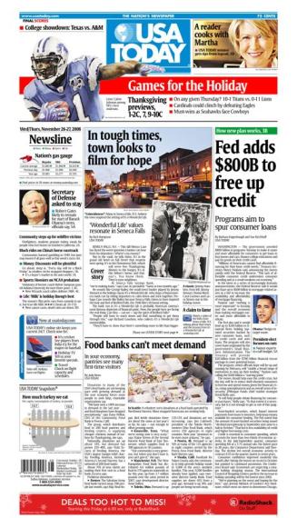 11/26/2008 Issue of USA TODAY