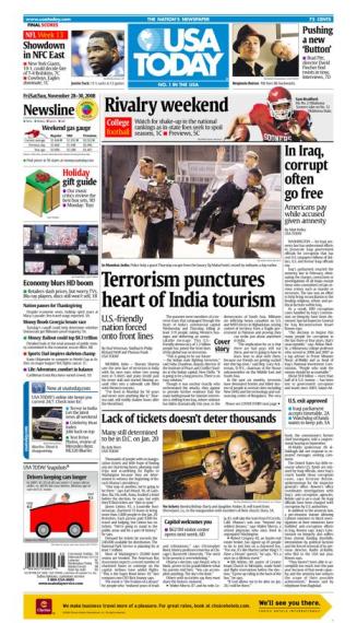11/28/2008 Issue of USA TODAY