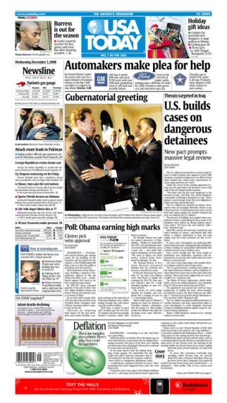 12/03/2008 Issue of USA TODAY