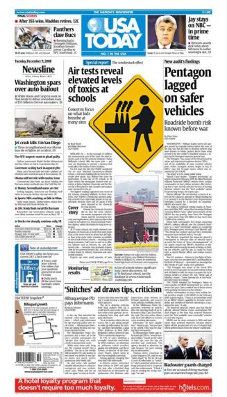 12/09/2008 Issue of USA TODAY