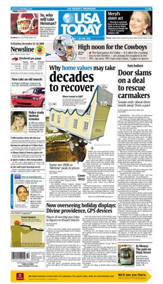 12/12/2008 Issue of USA TODAY