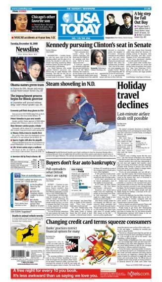 12/16/2008 Issue of USA TODAY