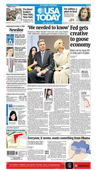 12/17/2008 Issue of USA TODAY