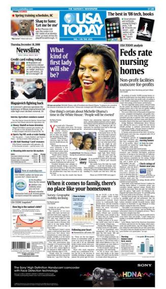 12/18/2008 Issue of USA TODAY