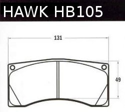 HAWK brake pads for Alcon 4-piston calipers (street & track)
