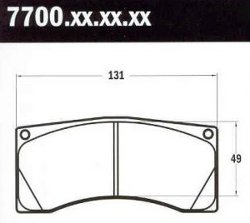 Copy of Performance Friction (PFC) pads for Alcon 4-piston calipers