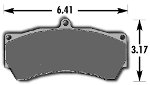 HAWK brake pads for Alcon 6-piston calipers (street & track)