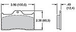 7112 -Dynalite with Cotter Pin DLII, BDL,FDL pad axle set - Wilwood 