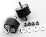 Transmission Mount bushings - BLACK  (price is <i>one pair</i>)
