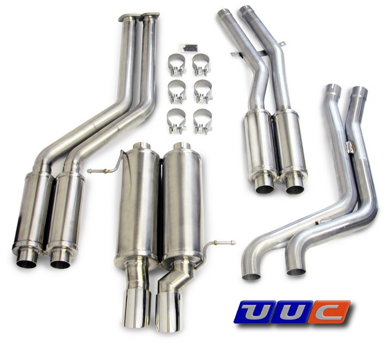 UUC Twin Silencer Exhaust (TSE3)<br>for '01-'05 E46 330 / 325