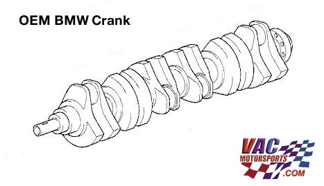BMW - S52 (US Spec) 3.2L Crankshaft