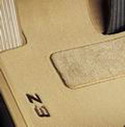 Z3 roadster, Z3 coupe - Beige Z3 Embroidered Mats