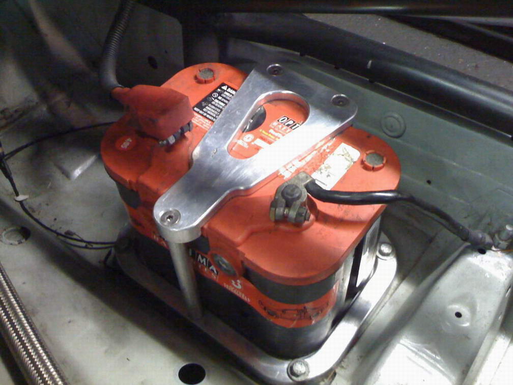 Billet Aluminum Optima Battery Mount, Universal
