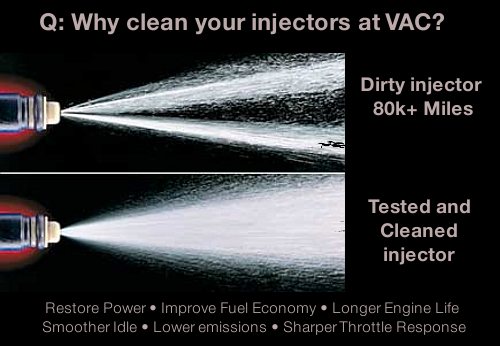 VAC - Fuel Injector Service & Cleaning - 8 Cylinder