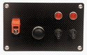 Flip -up Start / Ignition switch panel w. 2 acc & pilot lights �