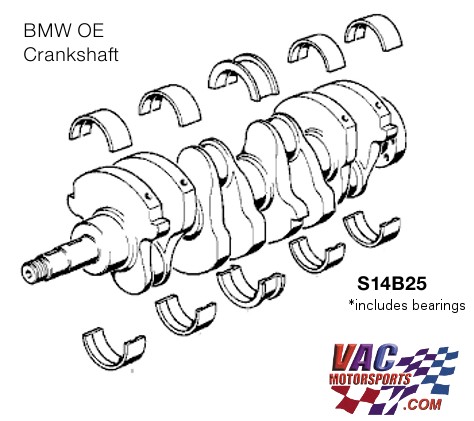 BMW - S14 2.5L Stroker Crankshaft