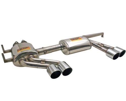 Supersprint - E46 M3 Race Muffler (w/ 4 Round Tips)
