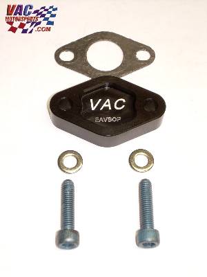 VAC - BMW S54  S50b32 euro  M54 Exhaust Air Valve Block Off Plate for EGR delete Z3M E36 Z4m E46 M3