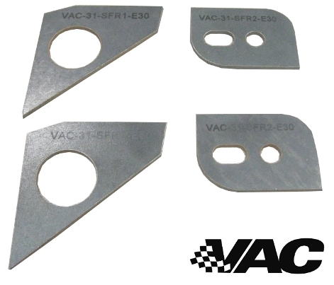 VAC - E30 (all) Front Subframe/ Crossmember Reinforcement Set