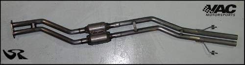 VSR - E30 M3, Performance Catalyzed Center Section Exhaust muffler cat VAC Motorsports