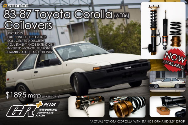 STANCE - AE86 Coilover Suspension System