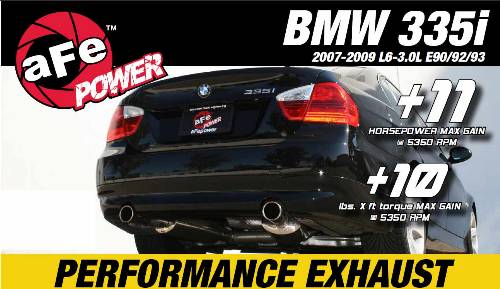aFe -  335i  SS Dual Exhaust System