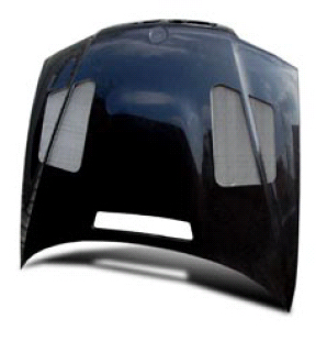 MA Shaw - E46 M3 "GTR Style" Carbon Fiber Race Hood