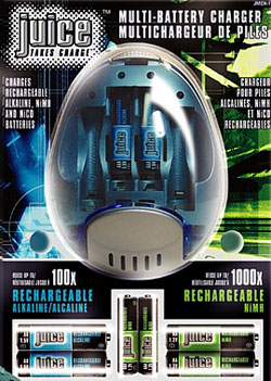 Rechargeable NIMH/Alkaline Starter Kit