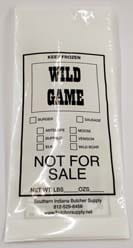 CAMO PRINT WILD GAME GROUND MEAT FREEZER CHUB BAGS 2LB 1000 COUNT