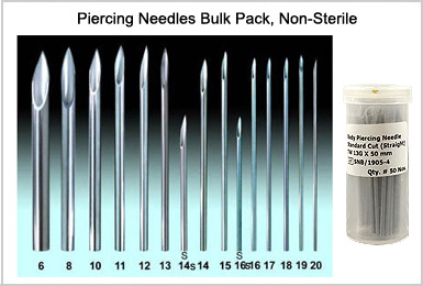 Loose Piercing Needles in Bulk